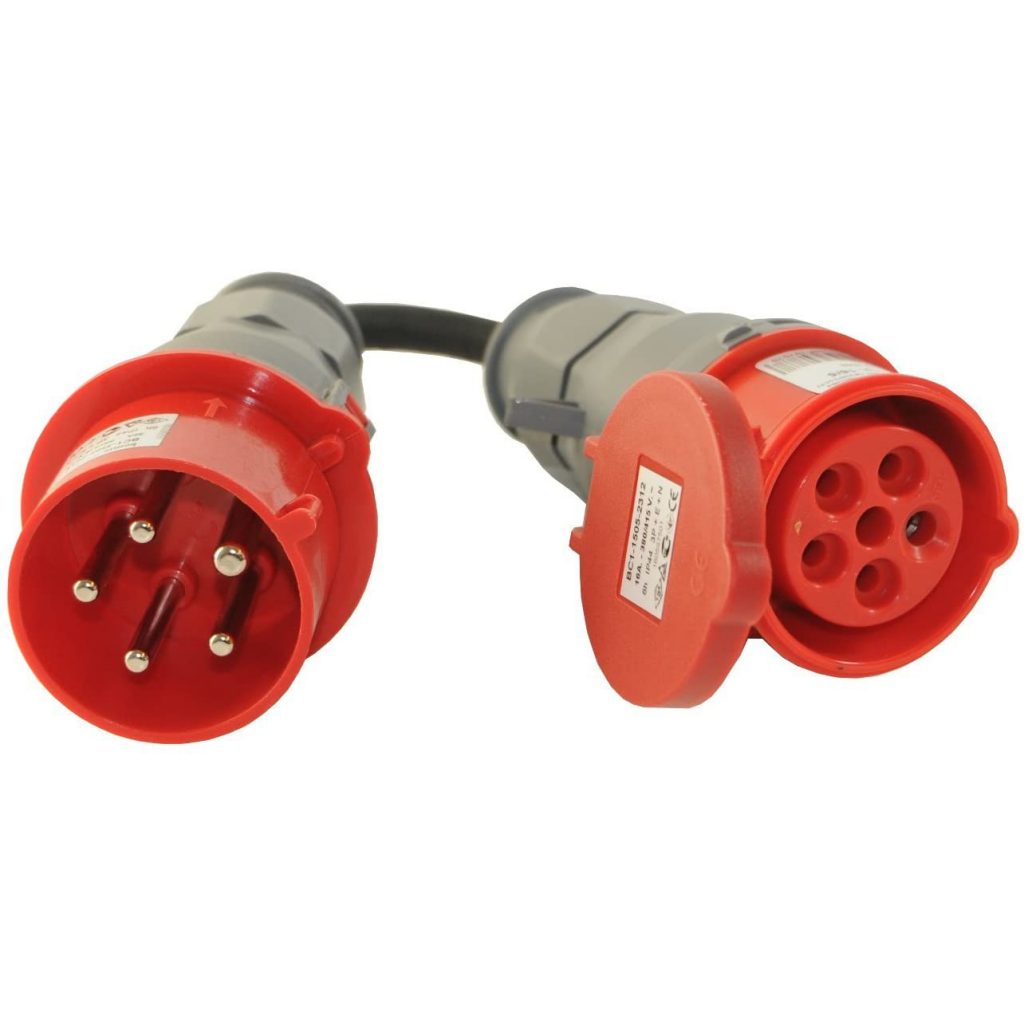 CEE Adapter 32A Stecker auf 16A Kupplung » Lelonek